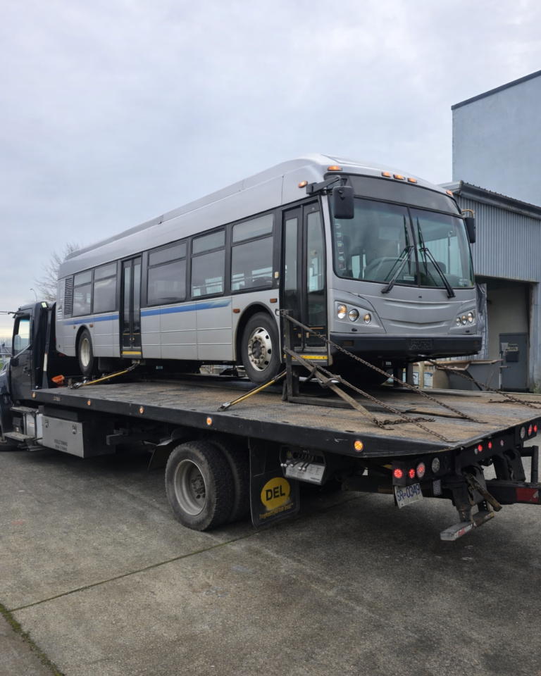 non running Bus towing for free